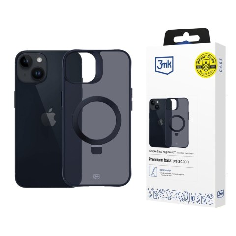 Etui na telefon 3mk Smoke Case Mag&Stand do Apple iPhone 13/14 Etui na telefon 3mk Smoke Case Mag&Stand do Apple iPhone 13/14