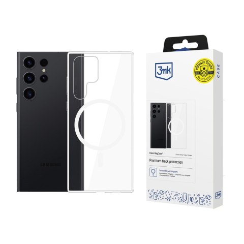 Etui na telefon 3mk do Samsung Galaxy S22 Ultra z Mag Safe - przezroczyste Clear MagCase Etui na telefon 3mk do Samsung Galaxy S22 Ultra z Mag Safe - przezroczyste Clear MagCase