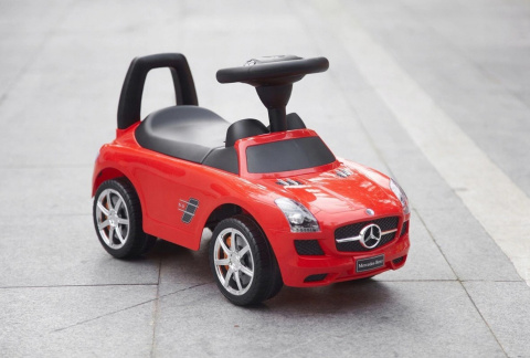 JEŹDZIK, PCHACZ MERCEDES CZERWONY SLS