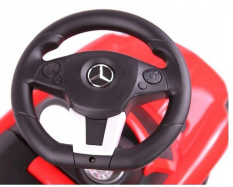 JEŹDZIK, PCHACZ MERCEDES CZERWONY SLS