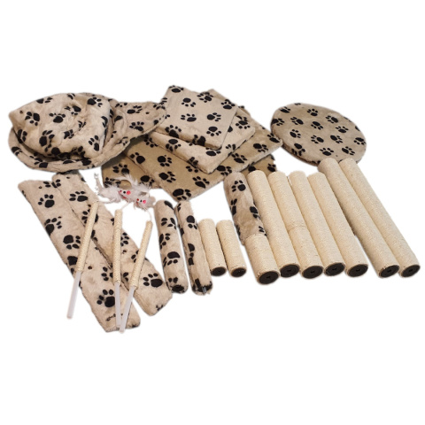 Drapak dla kota domek drzewo legowisko 138cm xl Odciski Łapek Drapak dla kota domek drzewo legowisko 138cm xl Odciski Łapek