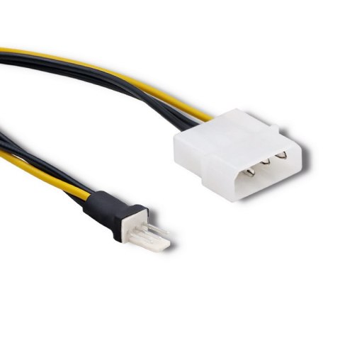 Qoltec Adapter do wentylatora Molex / 3 pin | 0.18m Qoltec Adapter do wentylatora Molex / 3 pin | 0.18m