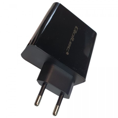 Qoltec Ładowarka sieciowa 63W | 5-20V | 1.5-3A | USB typ C PD | USB QC 3.0 | Czarna Qoltec Ładowarka sieciowa 63W | 5-20V | 1.5-3A | USB typ C PD | USB QC 3.0 | Czarna