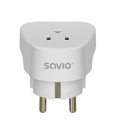 Adapter podróżny Savio AP-01 gniazdo US - wtyk EU Adapter podróżny Savio AP-01 gniazdo US - wtyk EU