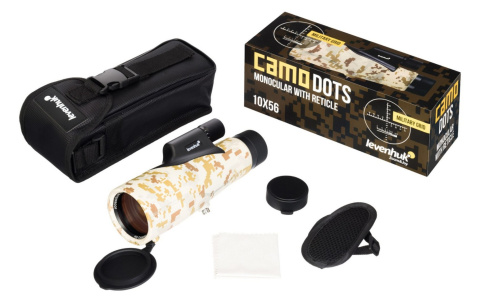 Monokular Levenhuk Camo Dots 10x56 z celownikiem Monokular Levenhuk Camo Dots 10x56 z celownikiem