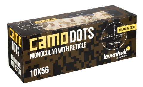Monokular Levenhuk Camo Dots 10x56 z celownikiem Monokular Levenhuk Camo Dots 10x56 z celownikiem