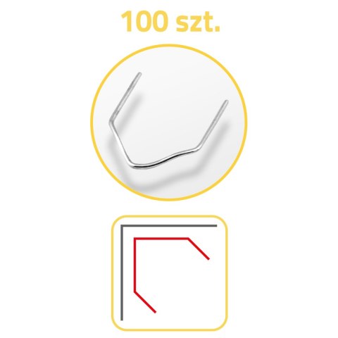 ZSZYWKI DO SPAWARKI DO PLASTIKU 100 SZT TYP D HUMBERG ZSZYWKI DO SPAWARKI DO PLASTIKU 100 SZT TYP D HUMBERG