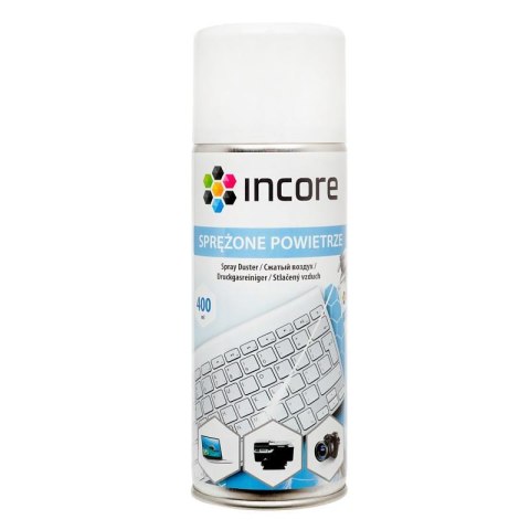 Sprężone powietrze INCORE 400 ml spray Sprężone powietrze INCORE 400 ml spray