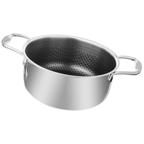 Garnek stalowy z powłoką nieprzywierającą premium COOKCELL ORION 20 cm 2,75 l Garnek stalowy z powłoką nieprzywierającą premium COOKCELL ORION 20 cm 2,75 l