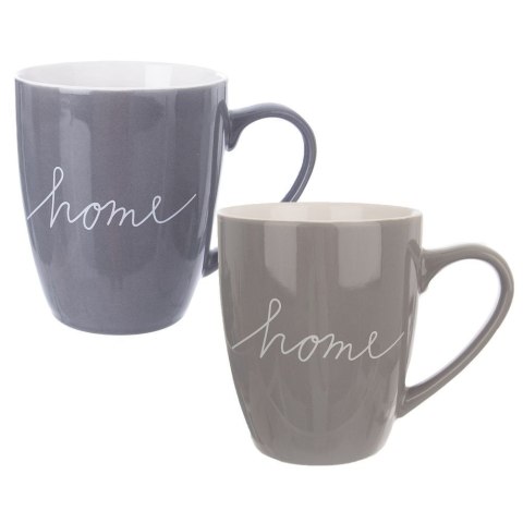 Kubek porcelanowy do kawy herbaty zestaw kubków z uchem dekor na prezent 2 sztuki 380 ml Kubek porcelanowy do kawy herbaty zestaw kubków z uchem dekor na prezent 2 sztuki 380 ml