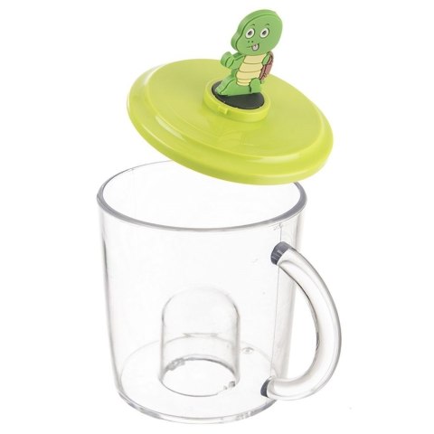 Kubek z figurką dla dziecka żółw 240 ml Kubek z figurką dla dziecka żółw 240 ml