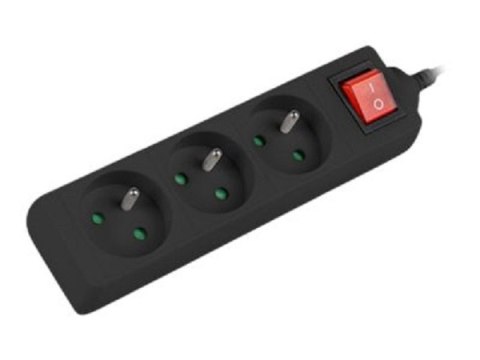 Listwa zasilająca LANBERG PS1-03E-0150-BK Listwa zasilająca LANBERG PS1-03E-0150-BK