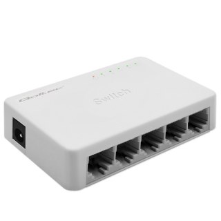 Qoltec SWITCH Przełącznik sieciowy 5 x port RJ45 | 1000Mbps | LAN