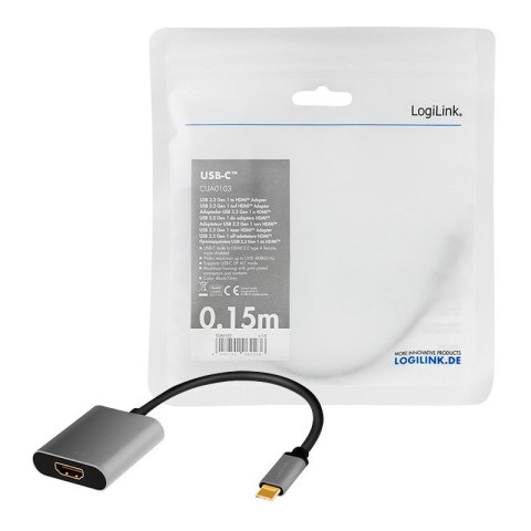 Adapter LOGILINK CUA0103 USB-C - HDMI Adapter LOGILINK CUA0103 USB-C - HDMI