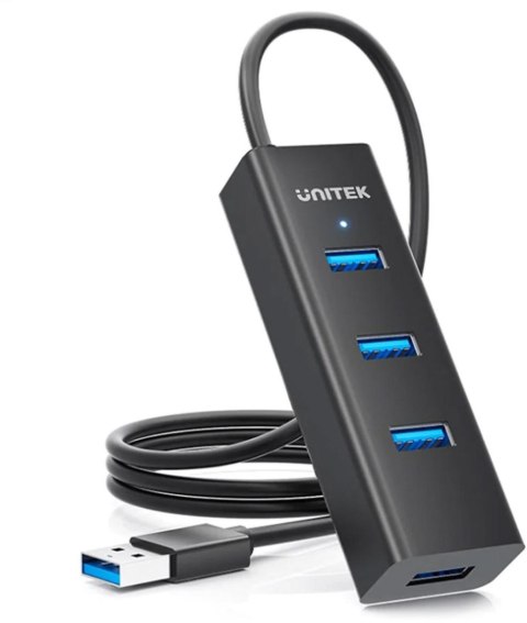 Unitek Aktywny hub USB-A 5Gbps, 4 porty USB-A Unitek Aktywny hub USB-A 5Gbps, 4 porty USB-A