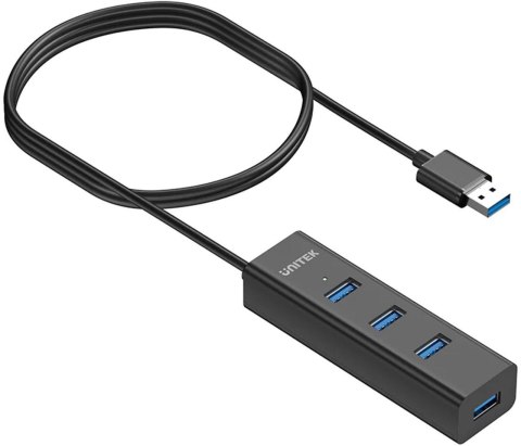Unitek Aktywny hub USB-A 5Gbps, 4 porty USB-A Unitek Aktywny hub USB-A 5Gbps, 4 porty USB-A
