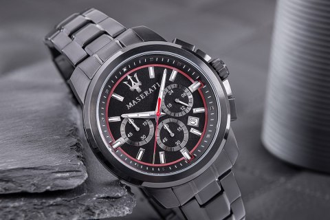 Zegarek Męski Maserati Successo R8873621014 + BOX Zegarek Męski Maserati Successo R8873621014 + BOX