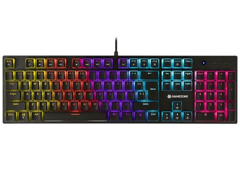 Klawiatura przewodowa Tracer GAMEZONE Unique Pudding USB czarna Klawiatura przewodowa Tracer GAMEZONE Unique Pudding USB czarna