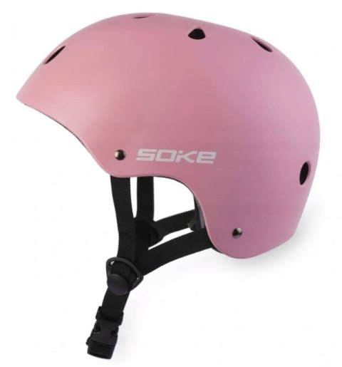 Kask Skateboardowy na Deskorolkę Rower Ochronny Regulowany SOKE M 54-58 cm Kask Skateboardowy na Deskorolkę Rower Ochronny Regulowany SOKE M 54-58 cm