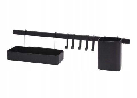 Organizer Kuchenny Zestaw Wiszący 8-el. Czarny HOUSEWARE Organizer Kuchenny Zestaw Wiszący 8-el. Czarny HOUSEWARE