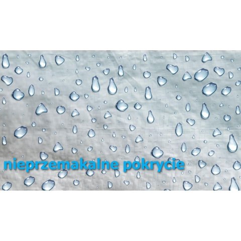 Pawilon Namiot Ogrodowy Sześciokątny Biały SASKA GARDEN 200 x 200 x 260 cm