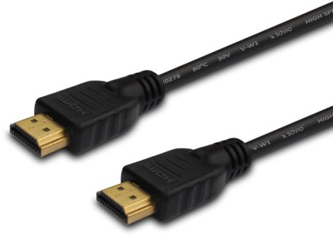 SAVIO CL-75 20m /s1x HDMI (wtyk) 1x HDMI (wtyk) SAVIO CL-75 20m /s1x HDMI (wtyk) 1x HDMI (wtyk)
