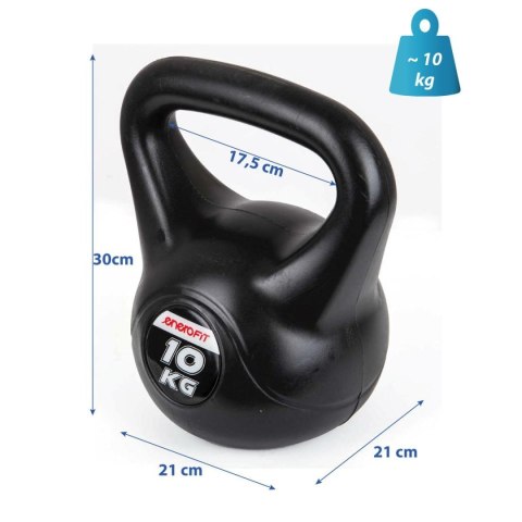 Hantla Kettlebell Odważnik Crossfit Fitness Kompozytowy Solidny ENERO 10 kg Hantla Kettlebell Odważnik Crossfit Fitness Kompozytowy Solidny ENERO 10 kg
