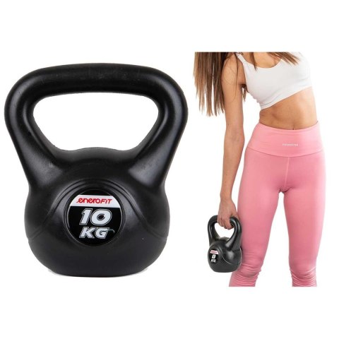 Hantla Kettlebell Odważnik Crossfit Fitness Kompozytowy Solidny ENERO 10 kg Hantla Kettlebell Odważnik Crossfit Fitness Kompozytowy Solidny ENERO 10 kg