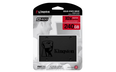 Dysk SSD Kingston A400 (240GB; 2.5"; SATA 3.0; SA400S37/240G) Dysk SSD Kingston A400 (240GB; 2.5"; SATA 3.0; SA400S37/240G)