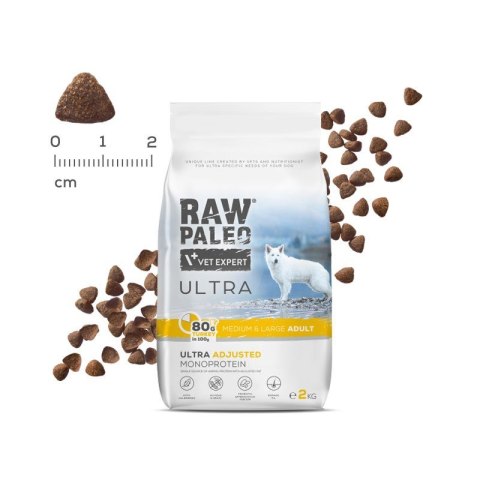 VetExpert Raw Paleo Ultra Indyk Medium&Large Adult 2kg VetExpert Raw Paleo Ultra Indyk Medium&Large Adult 2kg