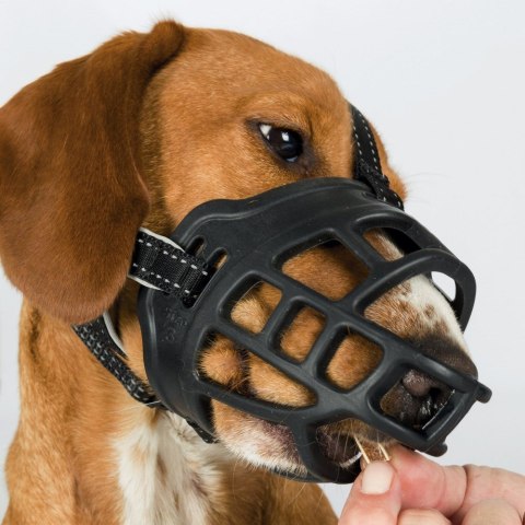 TRIXIE Muzzle Flex - kaganiec dla psa - rozmiar L - czarny TRIXIE Muzzle Flex - kaganiec dla psa - rozmiar L - czarny