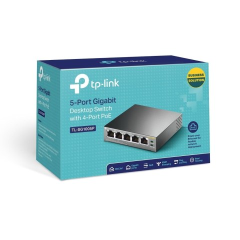 Switch TP-LINK TL-SG1005P (5x 10/100/1000Mbps) Switch TP-LINK TL-SG1005P (5x 10/100/1000Mbps)
