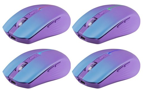 MYSZ DEFENDER MYSTERY MM-301 RF+BT FIOLETOWA 1600dpi 6P MYSZ DEFENDER MYSTERY MM-301 RF+BT FIOLETOWA 1600dpi 6P