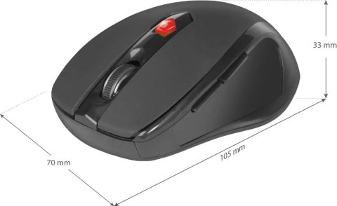 MYSZ DEFENDER ULTRA MM-315 RF CZARNA OPTICAL 1600DPI 6P MYSZ DEFENDER ULTRA MM-315 RF CZARNA OPTICAL 1600DPI 6P