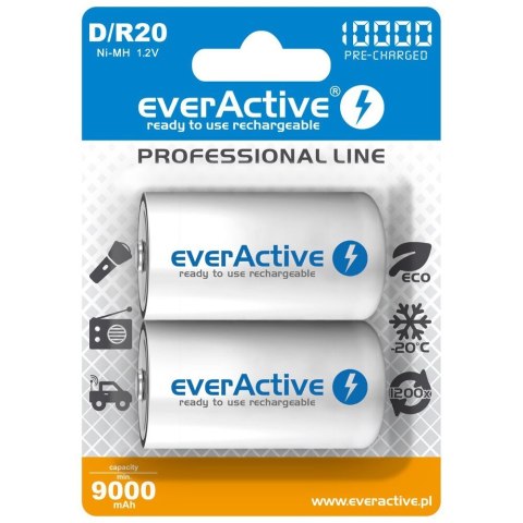 Zestaw akumulatorków everActive EVHRL20-10000 (10000mAh ; Ni-MH) Zestaw akumulatorków everActive EVHRL20-10000 (10000mAh ; Ni-MH)