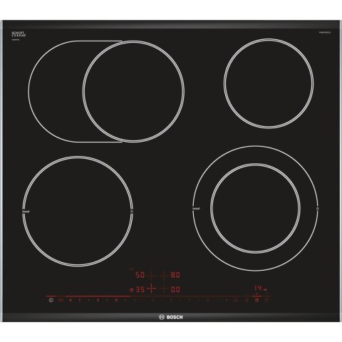 Płyta ceramiczna BOSCH PKN675DP1D (4 pola grzejne; kolor czarny) Płyta ceramiczna BOSCH PKN675DP1D (4 pola grzejne; kolor czarny)