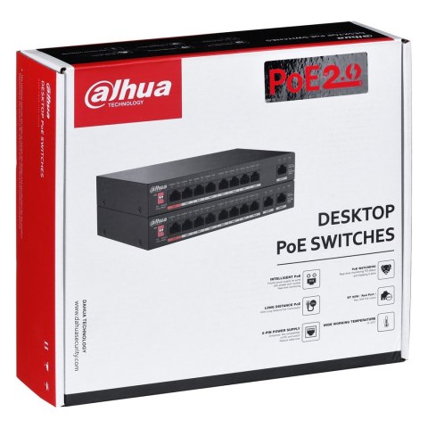SWITCH POE PFS3010-8ET-96-V2 8-PORTOWY DAHUA SWITCH POE PFS3010-8ET-96-V2 8-PORTOWY DAHUA