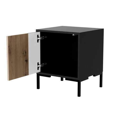 Szafka nocna 2szt MERCI 44x40x52,5 czarny/dąb artisan Szafka nocna 2szt MERCI 44x40x52,5 czarny/dąb artisan