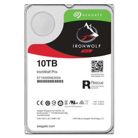 Dysk HDD Seagate IronWolf Pro (10 TB; 256MB; 3.5"; SATA) Dysk HDD Seagate IronWolf Pro (10 TB; 256MB; 3.5"; SATA)