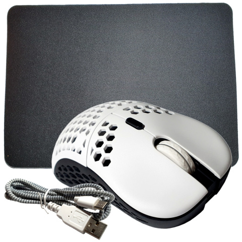 MYSZ MS NEMESIS M500 RF 4800DPI 6P BIAŁA + Podkładka MYSZ MS NEMESIS M500 RF 4800DPI 6P BIAŁA + Podkładka