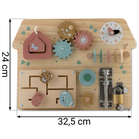 DREWNIANA TABLICA SENSORYCZNA NK-859 NUKIDO