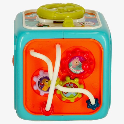 Interaktywna sensoryczna kostka sorter kloc niebie Interaktywna sensoryczna kostka sorter kloc niebie