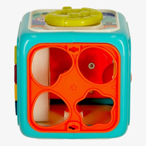 Interaktywna sensoryczna kostka sorter kloc niebie Interaktywna sensoryczna kostka sorter kloc niebie