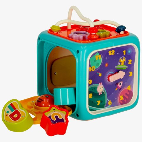 Interaktywna sensoryczna kostka sorter kloc niebie Interaktywna sensoryczna kostka sorter kloc niebie