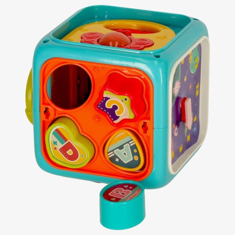 Interaktywna sensoryczna kostka sorter kloc niebie Interaktywna sensoryczna kostka sorter kloc niebie