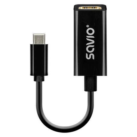 Kabel adapter Savio AK-79 USB-C (M) - HDMI (F) 30Hz, plastik Kabel adapter Savio AK-79 USB-C (M) - HDMI (F) 30Hz, plastik