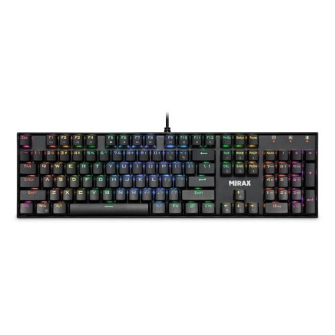 Klawiatura przewodowa Defender MIRAX GK-352 MECHANICZNA podświetlana gaming RGB outemu blue Klawiatura przewodowa Defender MIRAX GK-352 MECHANICZNA podświetlana gaming RGB outemu blue