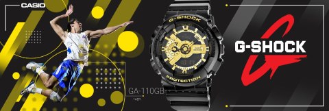 Zegarek Męski CASIO G-SHOCK GA-110GB-1AER 20 Bar Do nurkowania + BOX Zegarek Męski CASIO G-SHOCK GA-110GB-1AER 20 Bar Do nurkowania + BOX