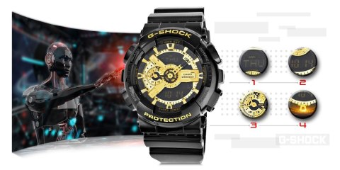 Zegarek Męski CASIO G-SHOCK GA-110GB-1AER 20 Bar Do nurkowania + BOX Zegarek Męski CASIO G-SHOCK GA-110GB-1AER 20 Bar Do nurkowania + BOX