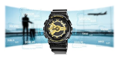 Zegarek Męski CASIO G-SHOCK GA-110GB-1AER 20 Bar Do nurkowania + BOX Zegarek Męski CASIO G-SHOCK GA-110GB-1AER 20 Bar Do nurkowania + BOX
